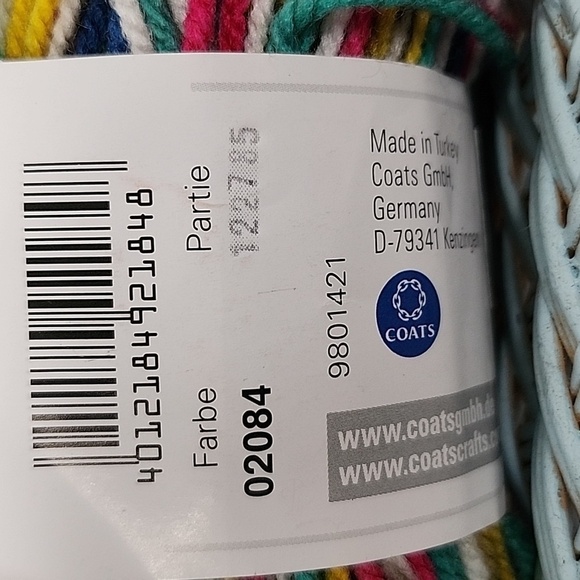 Coach Schachenmayr SMC Bravo Jacquard 254 Yds 4  Hanks Rainbow Acrylic Yarn - Picture 8 of 13